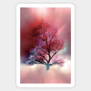 Glorious Red Maple Sticker